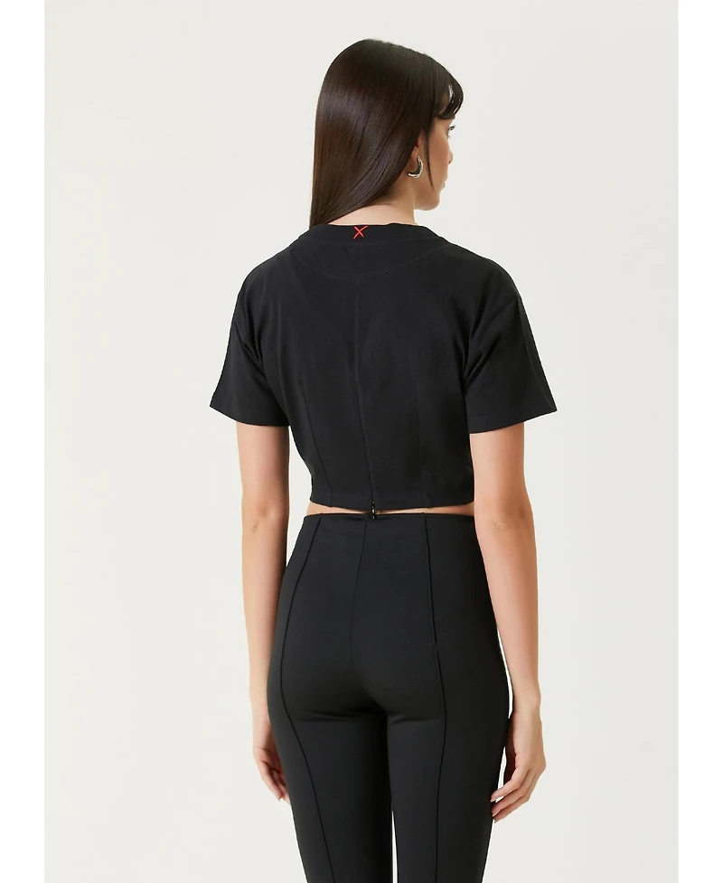 Pcfg Women's Free Heaven Cotton Cropped T-Shirt