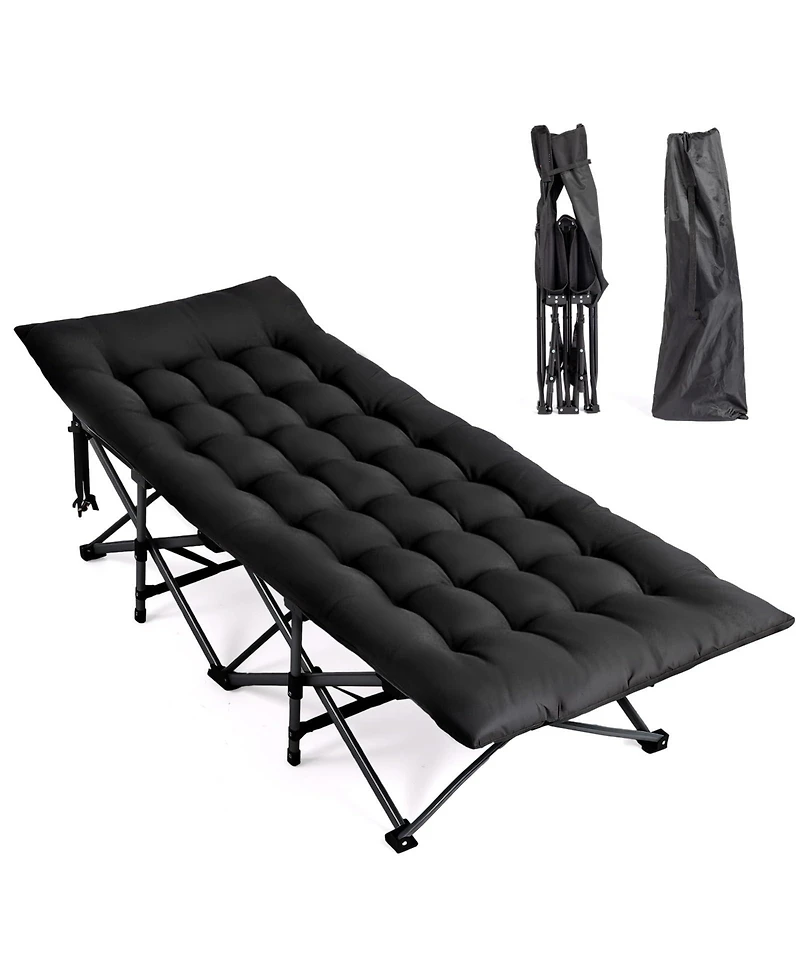 Aofar Folding Camping Bed Adult Mattress Oxford Guest