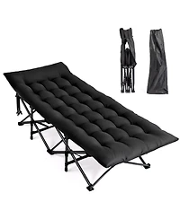 Aofar Folding Camping Bed Adult Mattress Oxford Guest