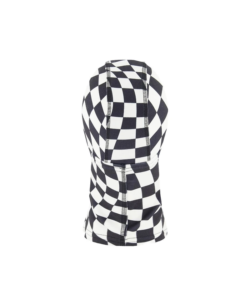 Deux par Deux Little and Big Boy 5-14 Brushed Jersey Balaclava Checkered Print