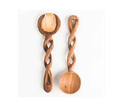 Creative Women, Olive Wood Spiral Servers