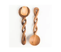 Creative Women, Olive Wood Spiral Servers