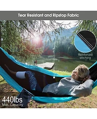 Piscifun Camping Hammock With Mosquito Net Rain Fly Heavy Duty Parachute Nylon Outdoor Gear