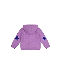 Deux par Deux Toddler Girls (2T - 5T) Hooded Knitted Cardigan