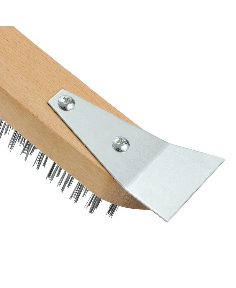 Xdovet Wire Brush Beechwood Handle Rust Remover Welding Slag