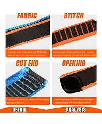 Piscifun 25mm Climbing Sling Runner 29kn Ce Tubular Webbing Heavy Duty Multi Purpose Safety Gear