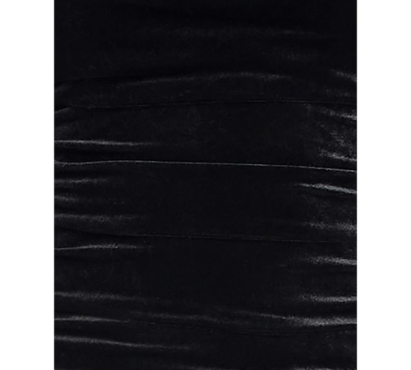 Alex & Sophia Juniors' Spaghetti-Strap Sweetheart Long Dress