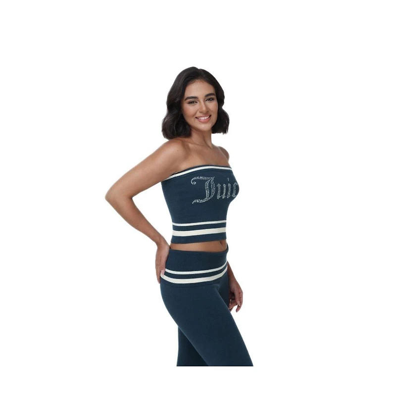 Juicy Couture Women's Strapless Fleece Tube Top