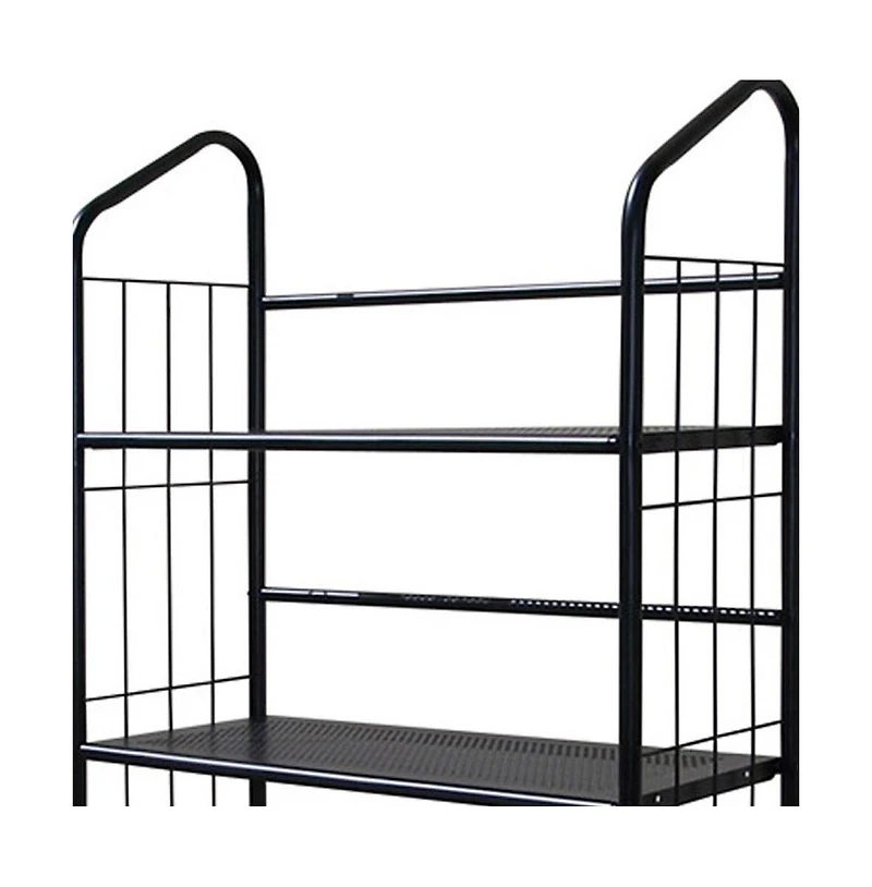 HomeRoots Metal Five Tier Bookcase