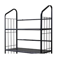 HomeRoots Metal Five Tier Bookcase