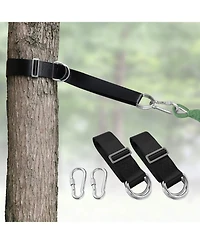 Piscifun Camping Hammock Tree Straps Swing Hanging Kit Heavy Duty Carabiners Adjustable Straps