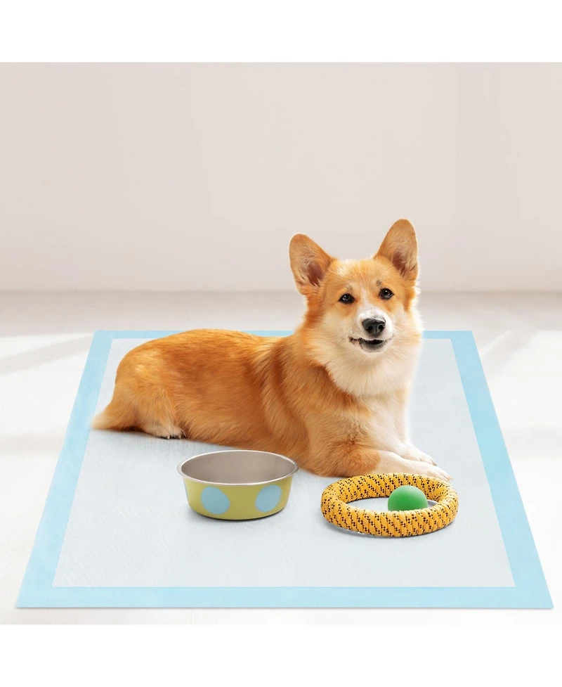 Gymax 30''x 30''(150 Counts) Dog Potty Training Pads Puppy Pads with Quick-Drying