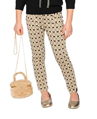 Deux par Toddler Girls (2T - 5T) Bow Tie Print Pants