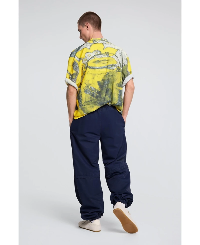 Desigual Men's Plain Long Trousers
