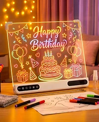 Sugift Rechargeable Neon Led Drawing Board with 7 Light Modes