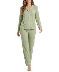 Motette Women's Stripe Bamboo Pajama Set