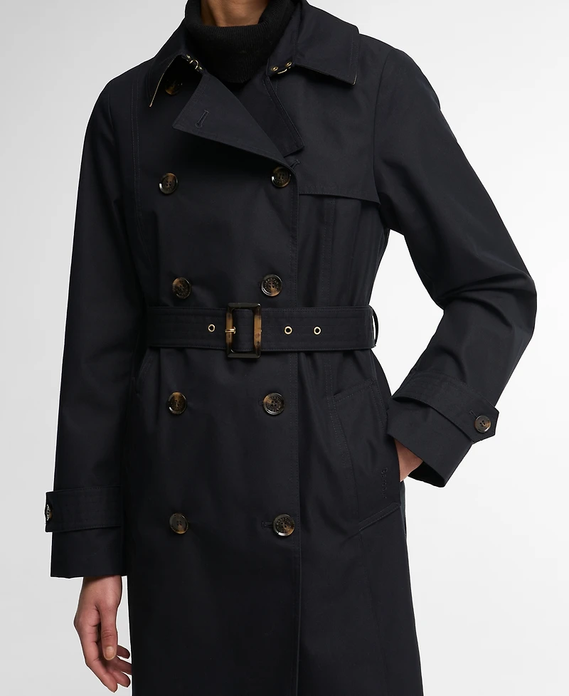 Barbour Women's Greta Showerproof Trench Coat