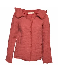Pre-Owned Marni Women's Tweed Button Front Jacket