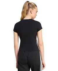 adidas Women's Essentials 3-Stripes Padded Slim Baby T-Shirt