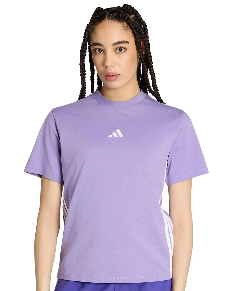 adidas Women's Essentials 3-Stripes Cotton T-Shirt