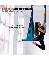 Vevor Yoga Swing Aerial Hammock 5.5 Yards Nylon Hanging Sling Inversion