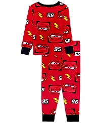 Ame Toddler Boys' 2T-4T Race Champ Happy Flee Pajama, 2-Piece Set