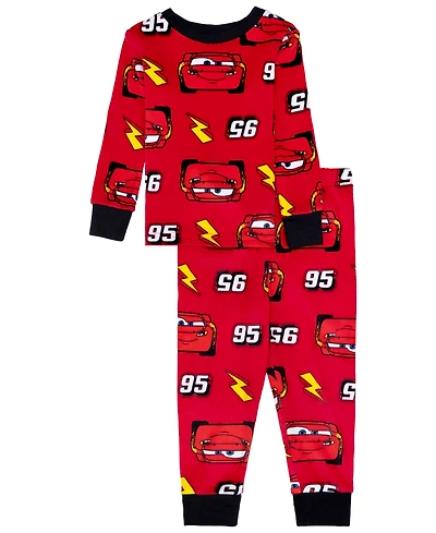 Ame Toddler Boys' 2T-4T Race Champ Happy Flee Pajama, 2-Piece Set