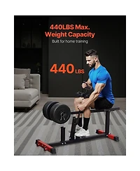 Sevorley Seated Calf Raise Machine, 440 lb Capacity Lower Body Home Gym Trainer