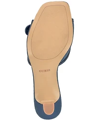 Guess Women's Dista Buckle Kitten Heel Sandals