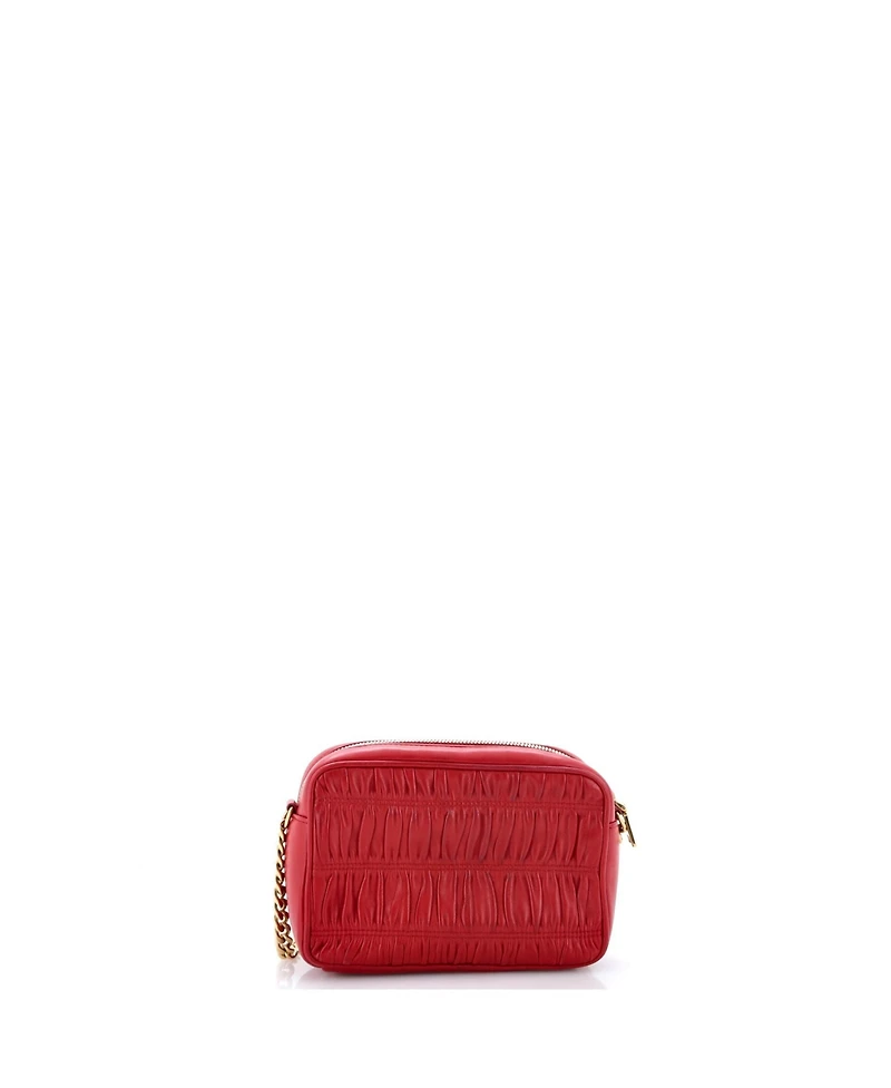 Pre-Owned Prada Mini Camera Bag Nappa Gaufre