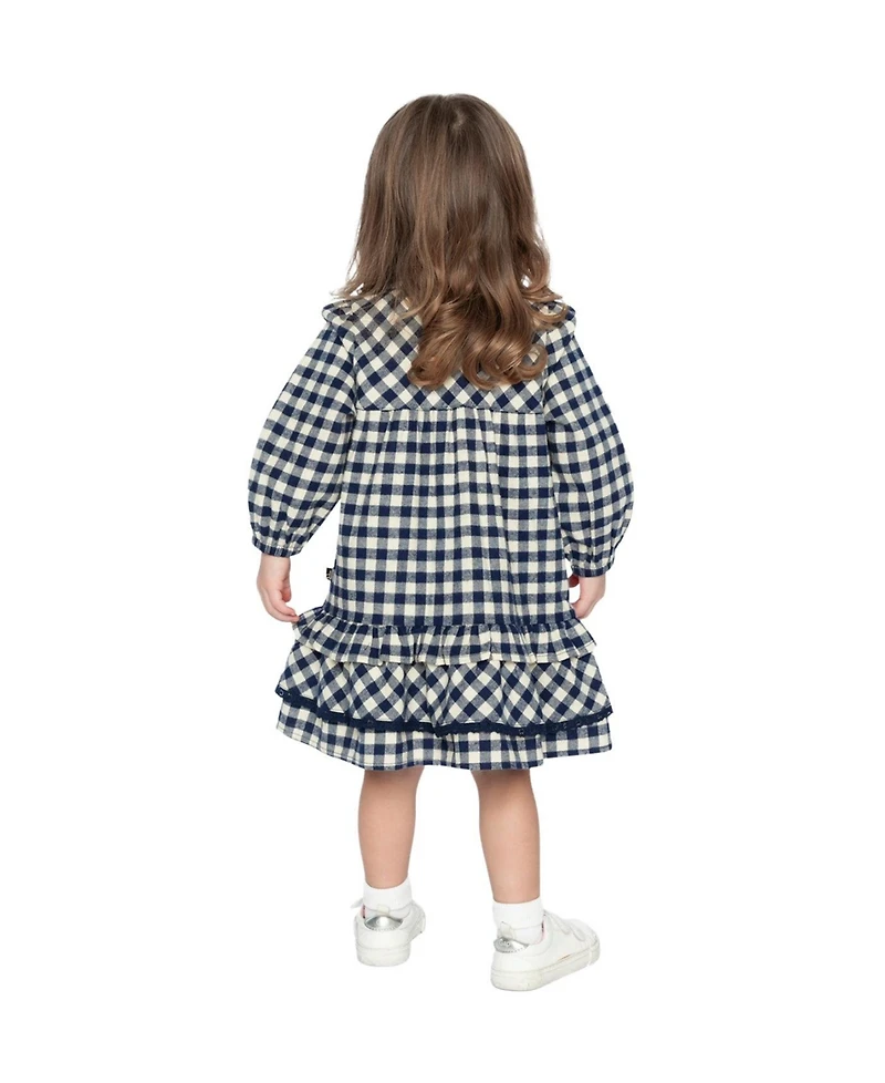 Deux par Toddler Girls 2T-5T Shirt Dress with Frills
