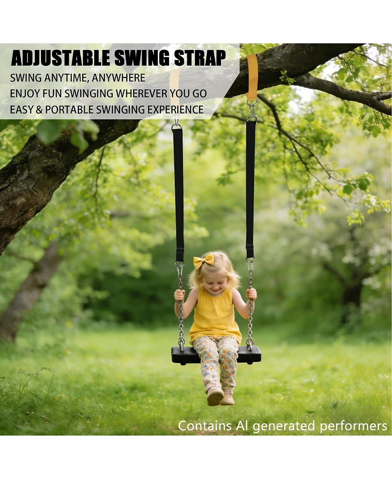 Piscifun Adjustable Tree Swing Straps Hanging Kit Lbs Weight Capacity Portable Outdoor Set