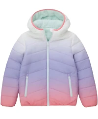 Rokka&Rolla Little and Big Girls' Reversible Fleece Jacket