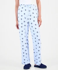Charter Club Women's Soft Knit Printed Pajama Pants, Created for Macy's
