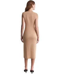 Bcbg Women's Knit Ruched Midi Dress