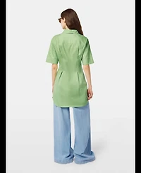 Scotch & Soda Women's Structured Stripe Mini Shirt Dress