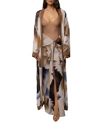 Jluxlabel Women's Abstract Noelia Printed Skirt