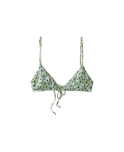 Mango Women's Printed Triangle Bikini Top