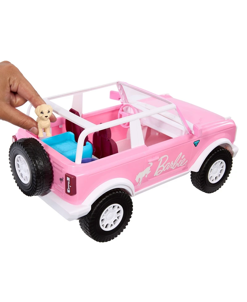 Hot Wheels Barbie Ford Bronco Battery-Powered Rc Remote-Control Toy Car with Accessories