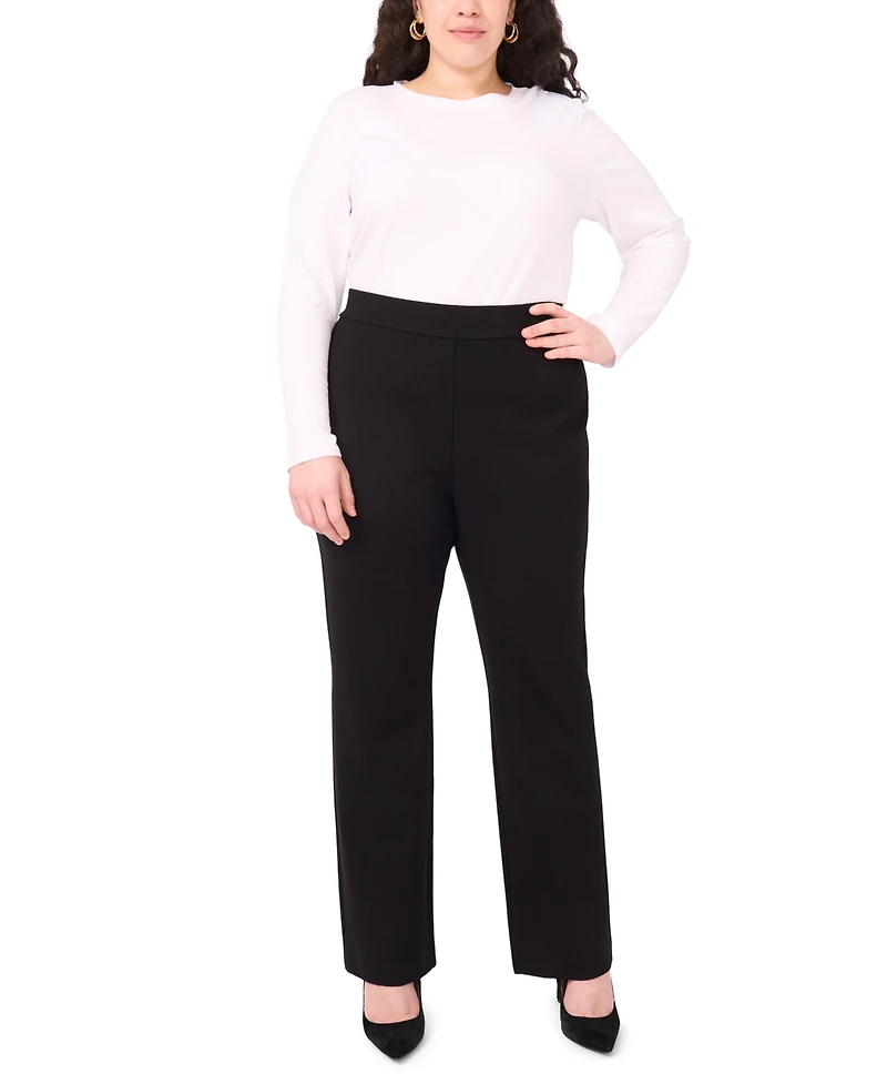 Vince Camuto Plus Bootcut Pull-On Pants