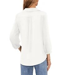 Vince Camuto Women's Collared V-Neck Top