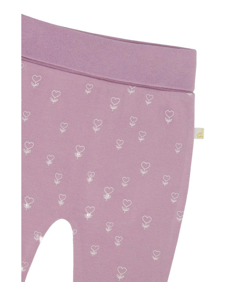 Deux par Baby Girl 3M-24M Organic Cotton Evolutive Pants Floral Print