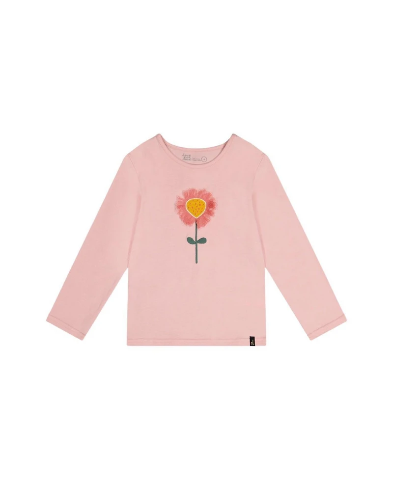 Deux par Toddler Girl Long Sleeve Organic Cotton T-Shirt