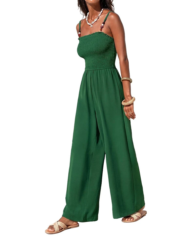 Cupshe Women's Wildflower Way Sleeveless Wide-Leg Jumpsuit