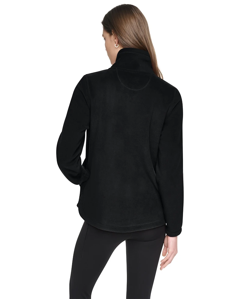 Dkny Sport Women's Collared Zipper-Front Jacket