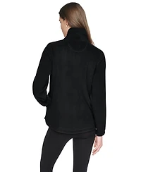 Dkny Sport Women's Collared Zipper-Front Jacket