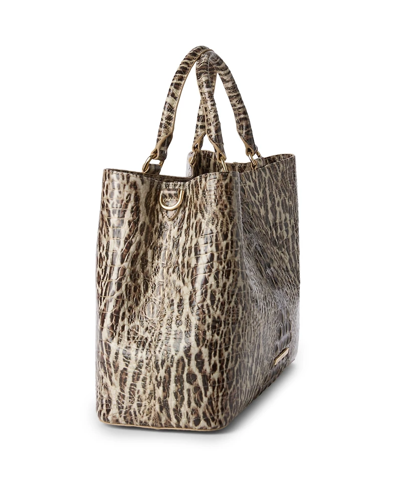 Brahmin Denise Melbourne Leather Carryall Extra-Large Satchel Handbag