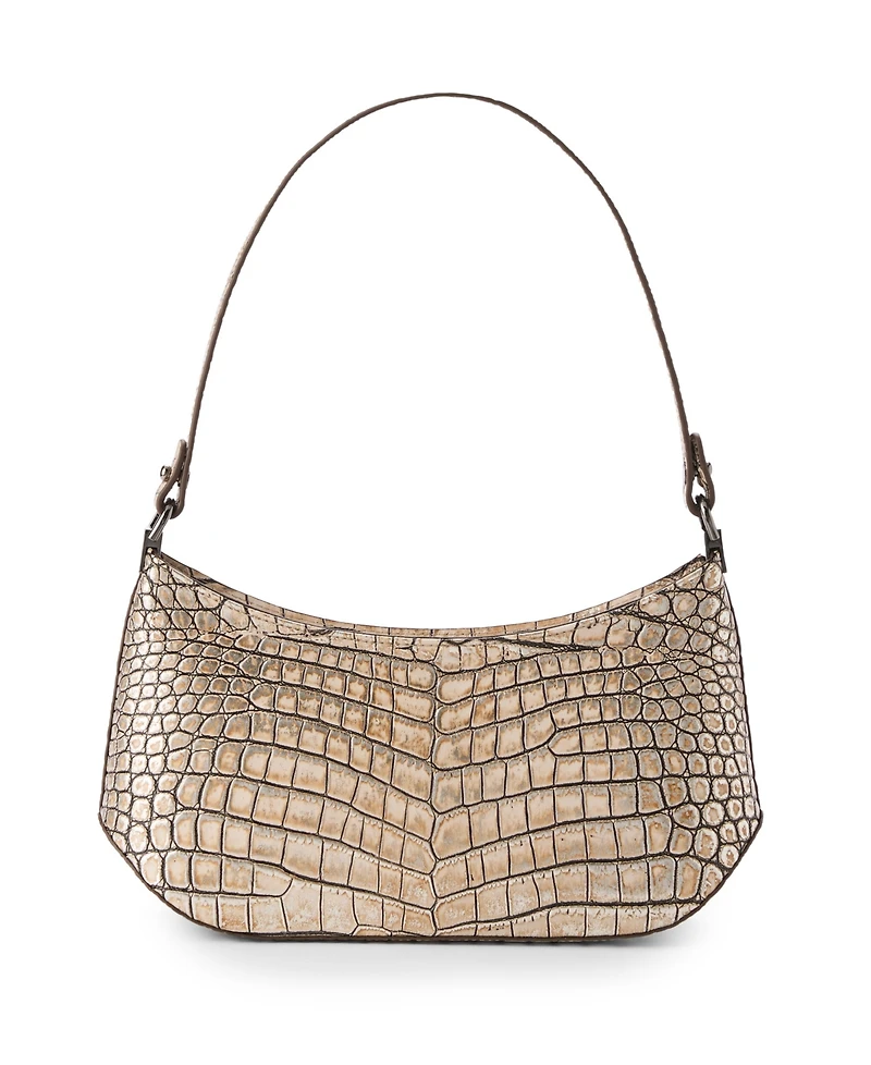 Brahmin Lilibeth Shale Small Leather Shoulder Handbag