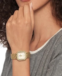 Tommy Hilfiger Women's Quartz Gold-Tone Stainless Steel Bracelet Watch 22mm