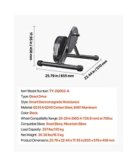 Sevorley Smart Direct-Drive Bike Trainer, 1-13 Resistance Levels, Zwift Compatible, 26-29 in and 700C